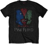 Pink Floyd Heren Tshirt -2XL- Chalk Heads Zwart