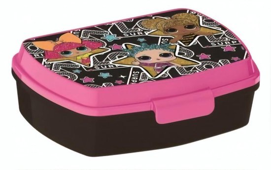 LOL Boîte à Lunch Surprise Filles 17 X 13 X 6 Cm Zwart/ rose