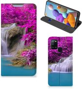 Telefoonhoesje Geschikt voor Samsung Galaxy A21s Wallet Bookcase Waterval