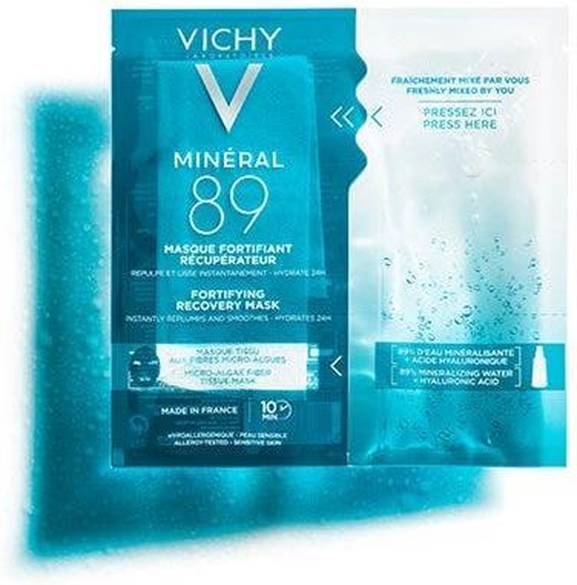 Vichy Mineral 89 - Tissue masker - dagelijkse booster voor een sterkere huid