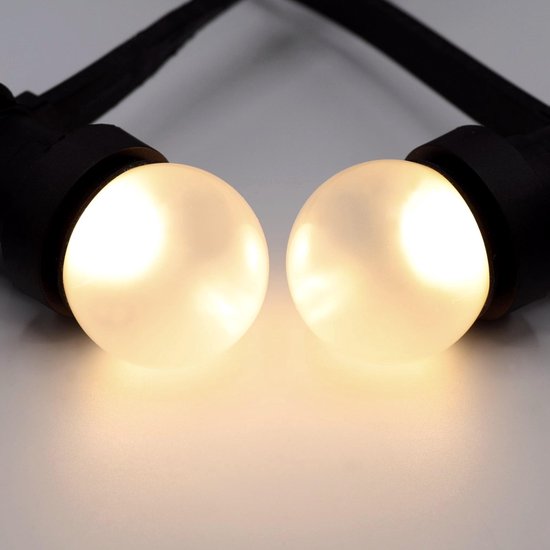 10-pack warm witte LED lampen met matte kap - 1,5 watt, (2650K) - EXCLUSIEF  prikkabel | bol.com