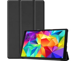 Hoes - Geschikt voor Samsung Galaxy Tab A 10.1 (2019) - Dun & Stevig - Trifold Bookcase - Hard Cover - Hardcover Book Case - Tablet Hoesje - Zwart
