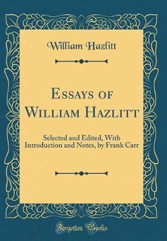 hazlitt essays online
