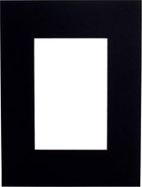 Mount Board 413 Black 20x20cm with 12x12cm window (5 pcs)