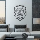 Metalen wanddecoratie Lion
