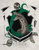 FaNaTtik Poster - Harry Potter Slytherin - 28 X 36 Cm - Multicolor
