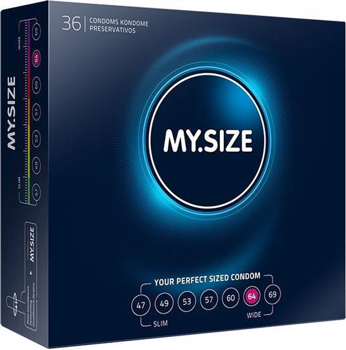 MY SIZE PRO | My Size Pro Condoms 64 Mm 36 Units
