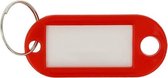 Westcott sleutelhanger - rood - 100 stuks - 100 stuks in doos - met verwisselbaar etiket - AC-E10651