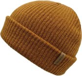 Basic Muts Licht Bruin - Camel Beanie - Wakefield Headwear - Mutsen