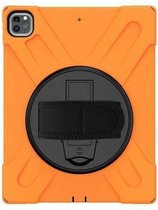 Tablet hoes geschikt voor iPad Pro 11 (2018/2020) Cover - Hand Strap Armor Case - Oranje