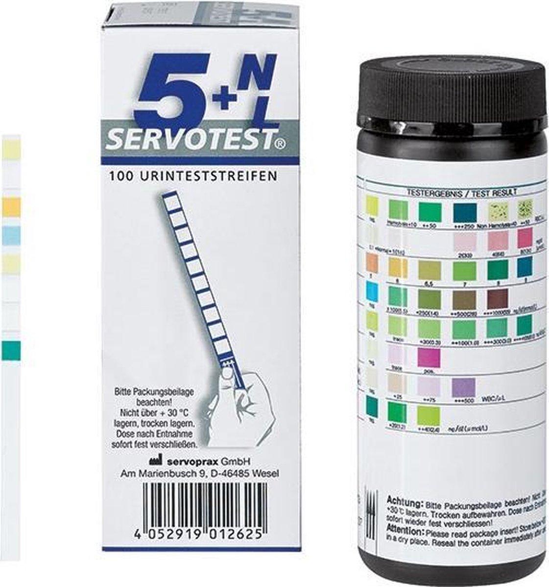 Goedkoopste Servotest 5 NL - urine testen 100 Stuks