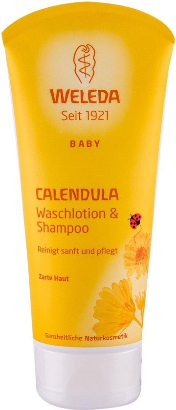 Weleda Calendula Baby Haar En Bodyshampoo - 200 ml - Natuurlijk