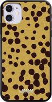 iPhone 11 Hoesje TPU Case - Cheetah Print #ffffff