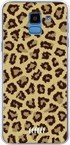 Samsung Galaxy J6 (2018) Hoesje Transparant TPU Case - Jaguar Print #ffffff