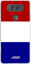 LG V20 Hoesje Transparant TPU Case - Nederlandse vlag #ffffff