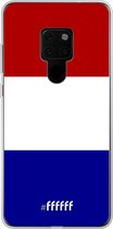 Huawei Mate 20 Hoesje Transparant TPU Case - Nederlandse vlag #ffffff