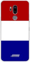 LG G7 ThinQ Hoesje Transparant TPU Case - Nederlandse vlag #ffffff