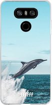 LG G6 Hoesje Transparant TPU Case - Dolphin #ffffff