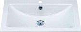 Alape vasque à encastrer EBR.585H avec trou robinet / trop-plein 585 x 405 mm blanc