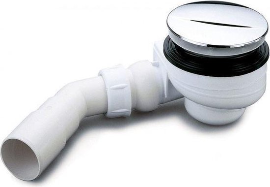 Wiesbaden Turboflow douchebaksifon voor gat 90mm chroom