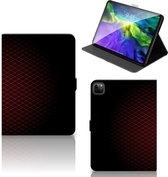 Stand Case iPad Pro 11 (2020) Tablet Hoes met Magneetsluiting Super als Vaderdag Cadeaus Geruit Rood