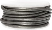 DQ Leer Metallic (3 mm) Grey (5 Meter)