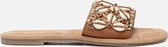 Tamaris Slippers cognac - Maat 39