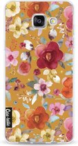 Casetastic Samsung Galaxy A5 (2016) Hoesje - Softcover Hoesje met Design - Flowers Mustard Print