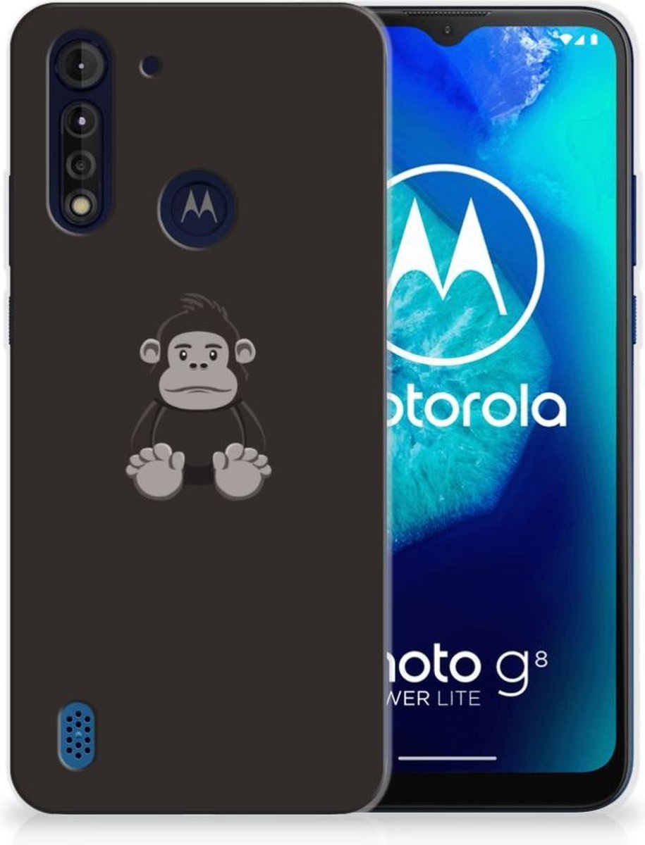 Motorola Moto G8 Power Lite Telefoonhoesje met Naam Gorilla