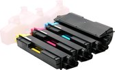 Print-Equipment Toner cartridge / Alternatief voordeel pakket Kyocera TK580 zwart, geel, blauw, rood | Kyocera Ecosys P6021cdn/ FS-C5150DN