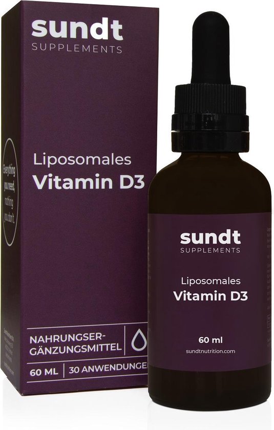 Vitamine D3 Supplement Liposomaal van Sundt© 60 ml - Versterk jouw immuunsysteem