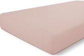 Walra Katoenen Hoeslaken - Hoeslaken 90x220 - 100% Katoen - Oud Roze