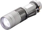 Xd Collection Zaklamp Cree Led Batterij 9 X 2,5 Cm Alu Grijs