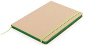 Xd Collection Notitieboek Eco-friendly A5 Papier Bruin/lime