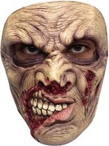 Partychimp Zombie Gezichts Masker Halloween Masker voor bij Halloween Kostuum Volwassenen Eng Masker - Latex - One-size