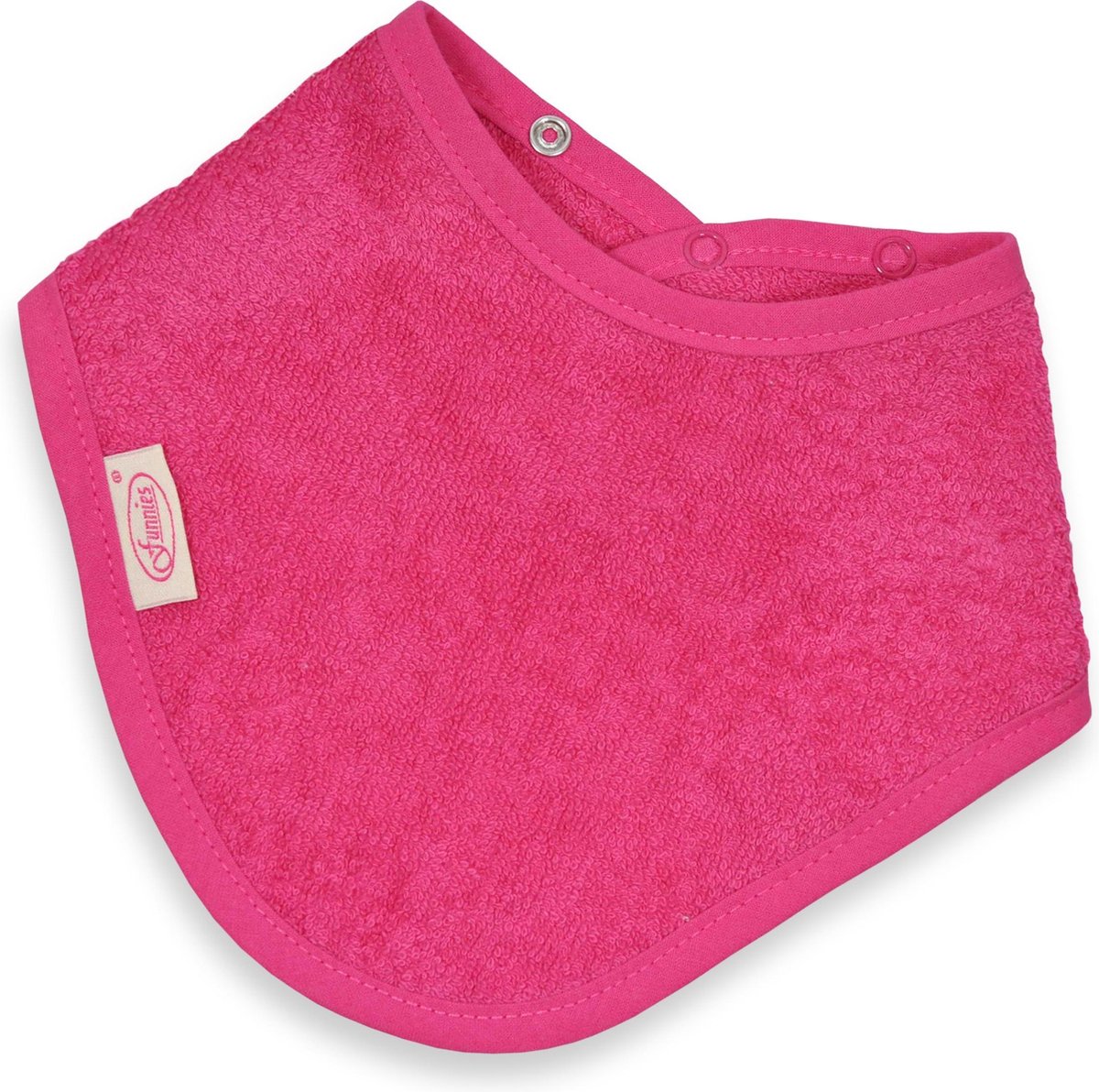 Goedkoopste Funnies Bandana Slabber Junior 38 Cm Katoen Fuchsia