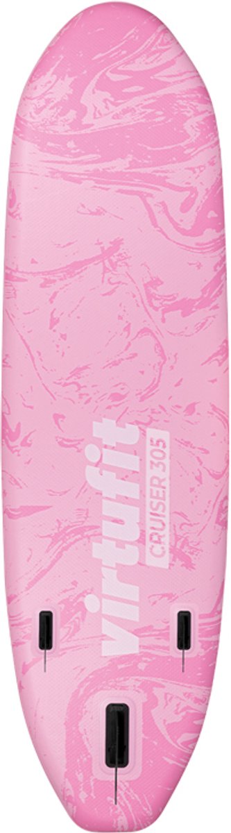 VirtuFit Cruiser Opblaasbaar SUP Board 305 cm - Max. 180 kg - Complete Set - Incl. Kajak Zitje, Peddel, Pomp, Tas & GoPro-mount - Stand Up Paddle Board - Roze – foto 5