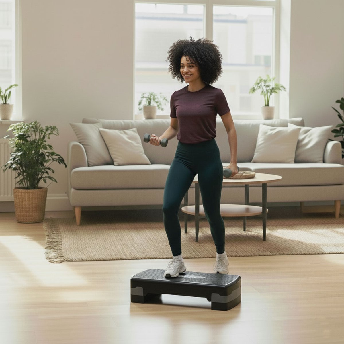 VirtuFit Essential Aerobic Fitness Step - Verstelbare Stepper - Stepbank - Aerobics Stepper Fitness - Verstelbaar - Geschikt voor Krachttraining en Revalidatie - Duurzaam en Slijtvaste Aerobics Stepper – foto 7
