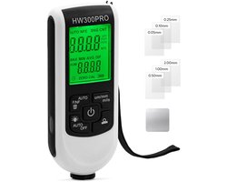 Digitale laagdiktemeter, verfmeter auto met draagbare kabel, 0-2000 μm verfdikte meter, auto-verflaagdiktemeter voor tweedehands autokopers