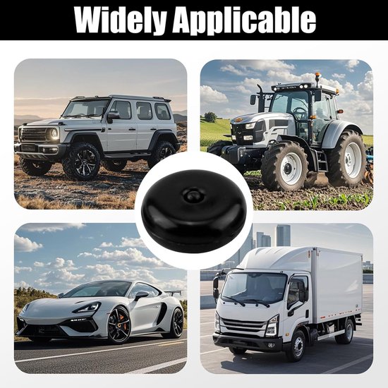 Set van 10 autogordelgespen - Antislipgesp - Gordelbegrenzer - Universeel voor auto's - Zwart van Merkloos — afbeelding 5