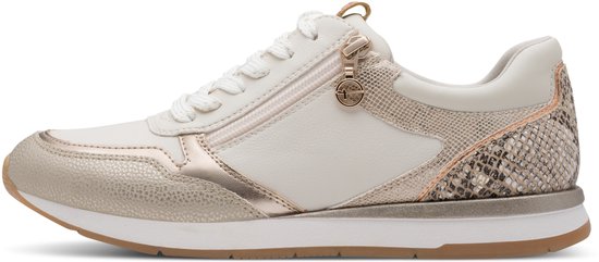 Baskets Tamaris femme blanc beige - Taille 38