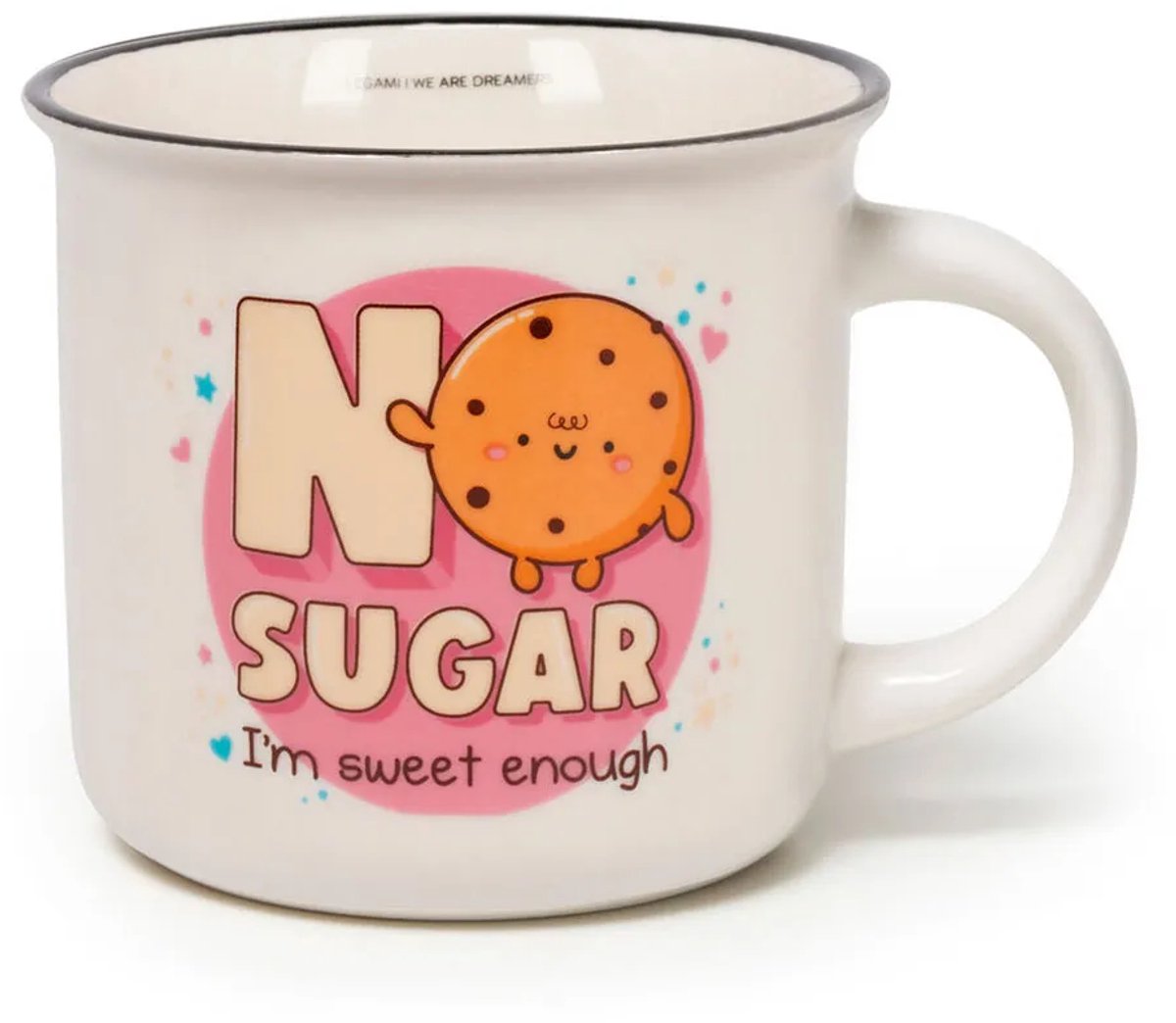 Legami Cup-puccino-no Sugar Mok Wit