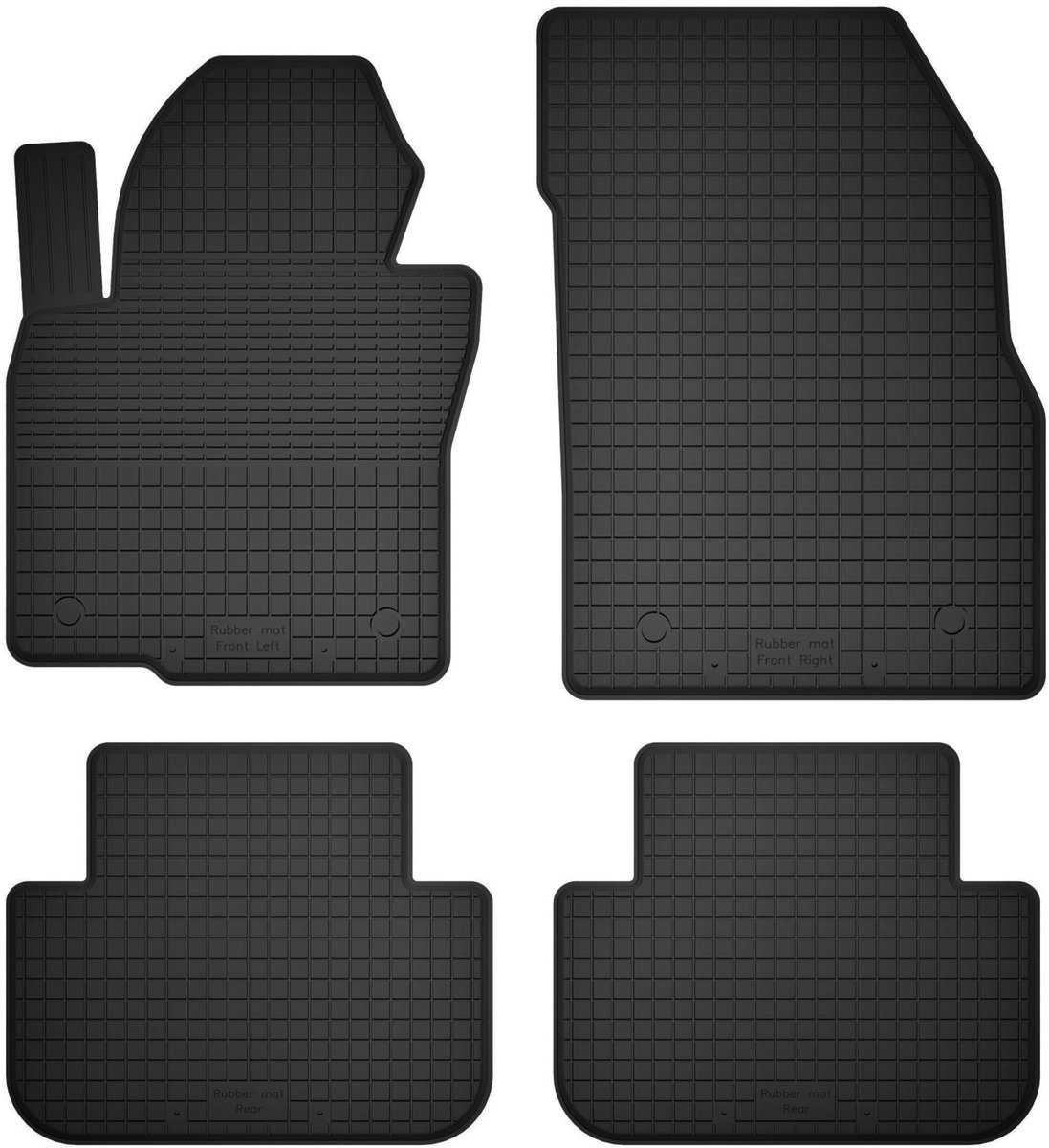 Wielganizator BasicProtect - Rubbermatten - 1,5 cm Randen - Audi e-Tron SUV 2018