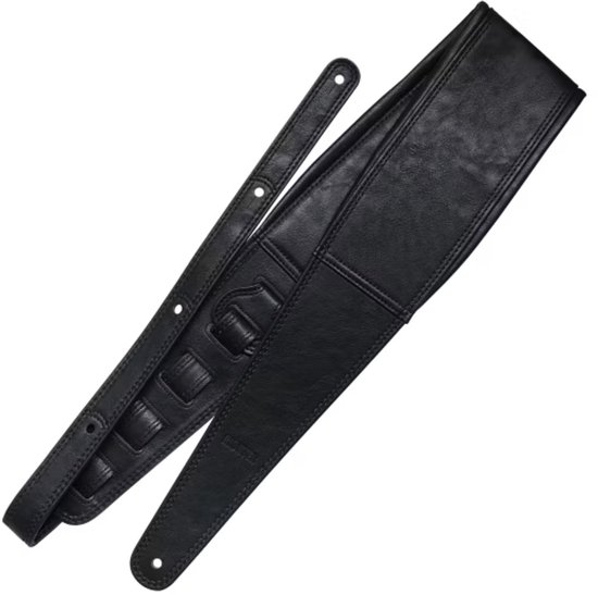 Richter 1675 Black Springbreak III Leatherette premium synthetische leren gitaar- en basband