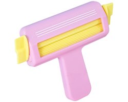 Papier crimper - Vouwgereedschap - Krimptang - DIY knutselgereedschap - Papierkrimptang - Voor scrapbooking, quilling, inpakken, het sluiten van zakken - Roze