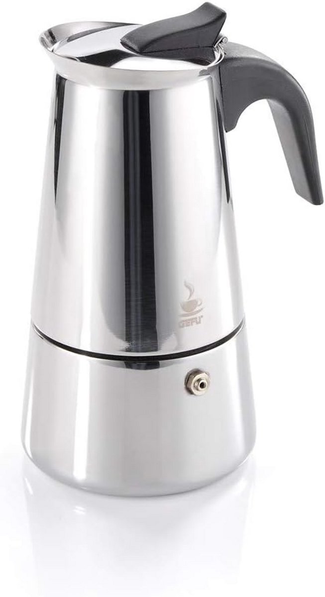 Espresso Maker van Roestvrij Staal voor 6 Kopjes - Hoogwaardig Koffiezetapparaat