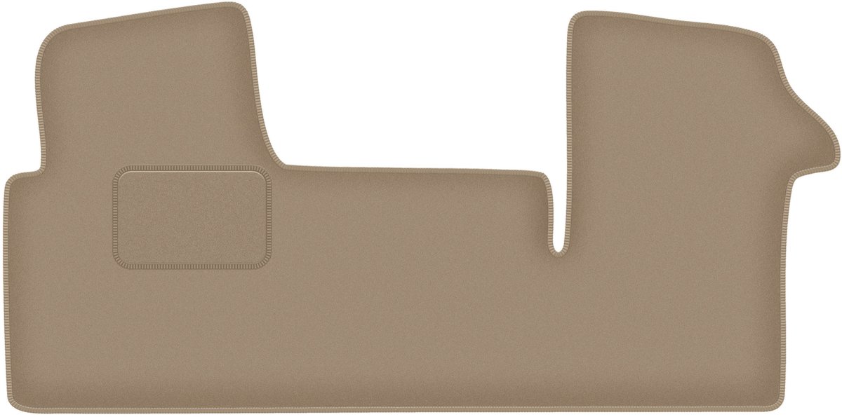 Wielganizator WLG-CARLUX Serie - Beige Auto Vloermatten - Opel Movano B - 2010-2022