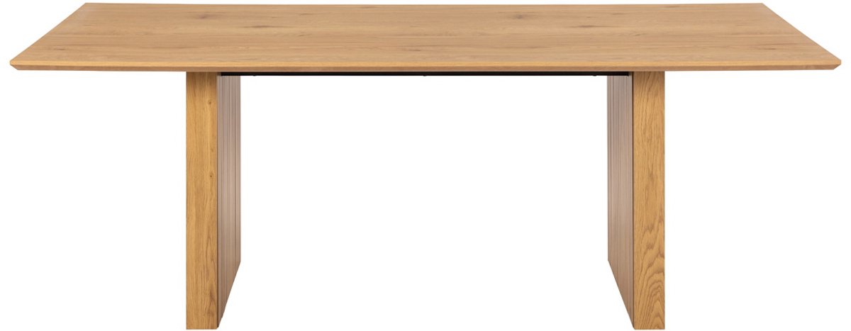 Eettafel Rechthoek 210cm - Naturel Hout - 6-8 Personen - Magnus - Giga Living