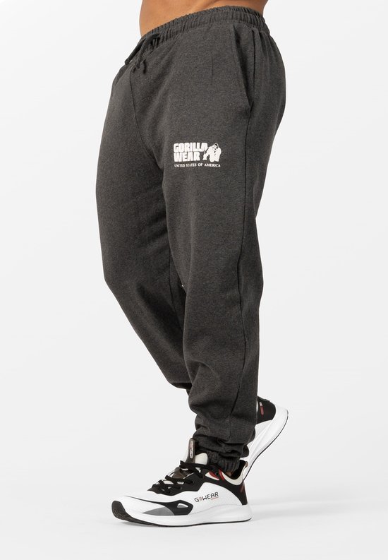 Gorilla Wear Classic Oversized Sweatpants - Donkergrijs Gemeleerd - 4XL van Gorilla Wear — afbeelding 5