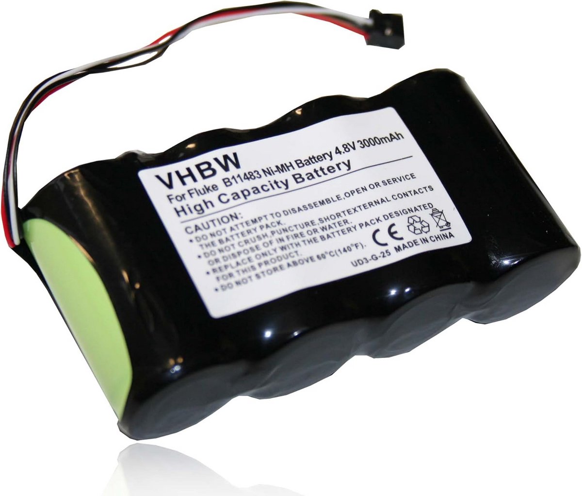 Oplaadbare NiMH Accu 3000 mAh (4.8 V) voor Multimeter en Oscilloscope Meetinstrumenten